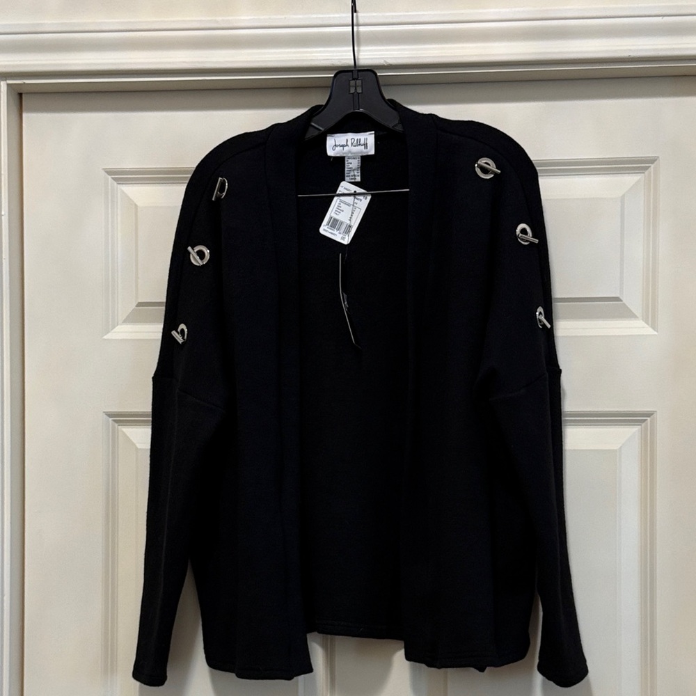 Joseph Ribkoff open front cardigan size 10 NWT Black
